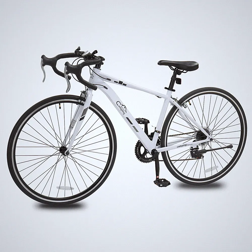 Road Bike Racing Bicycle 700C Shimano 14 Speeds Carbon Steel Frame Caliper Brake